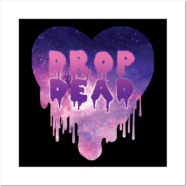 Pastel Goth Drop Dead Wall Art by HomicidalHugz